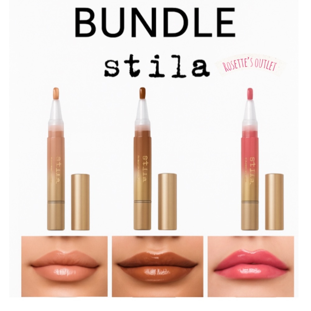 Stila Lip Trio - Peach, Caramel, Rose